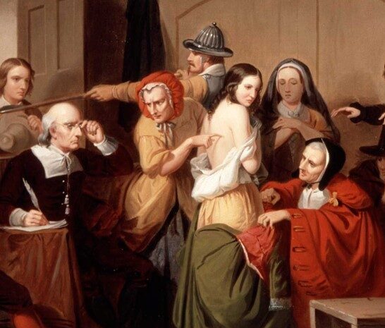 Examination of a witch (Tompkins Harrison Matteson, 1853)