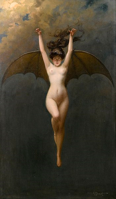 La mujer murciélago (Albert Joseph Pénot, ca.1890)