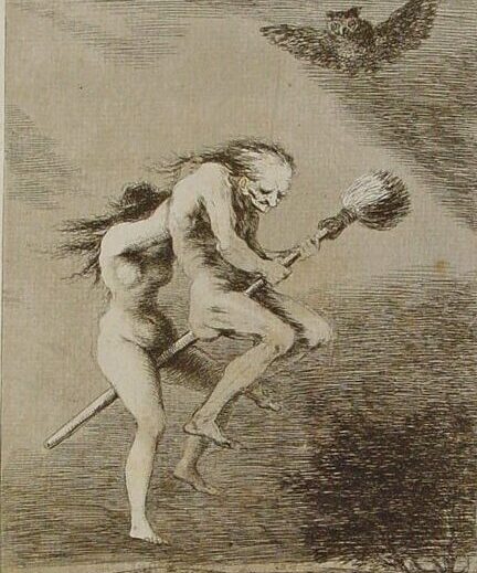Linda maestra, Los Caprichos (Francisco de Goya y Lucientes, 1799)